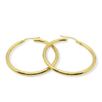 Σκουλαρίκια κρίκοι χρυσοί